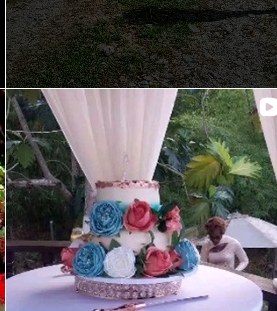 Decorated outdoor event