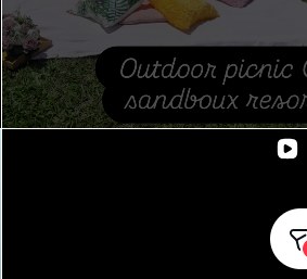 Outdoor picnic setup